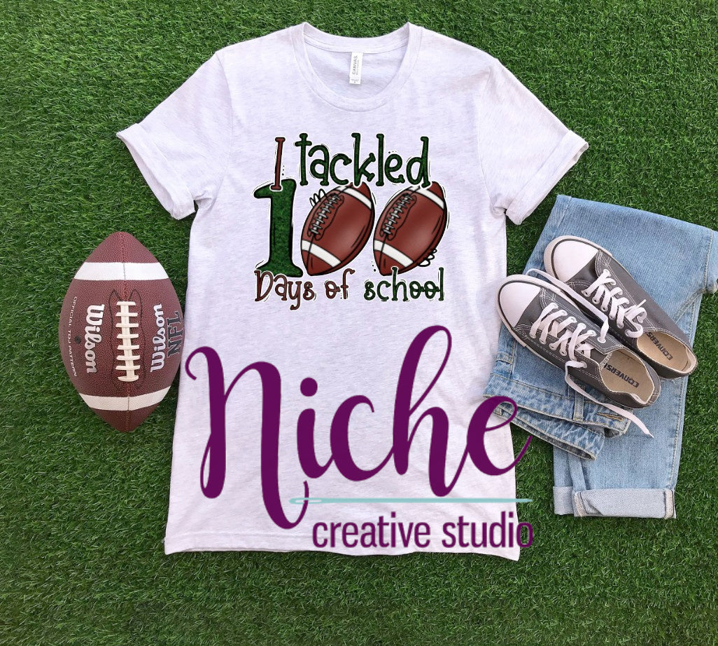 -1005 Tackled 100 Days Decal
