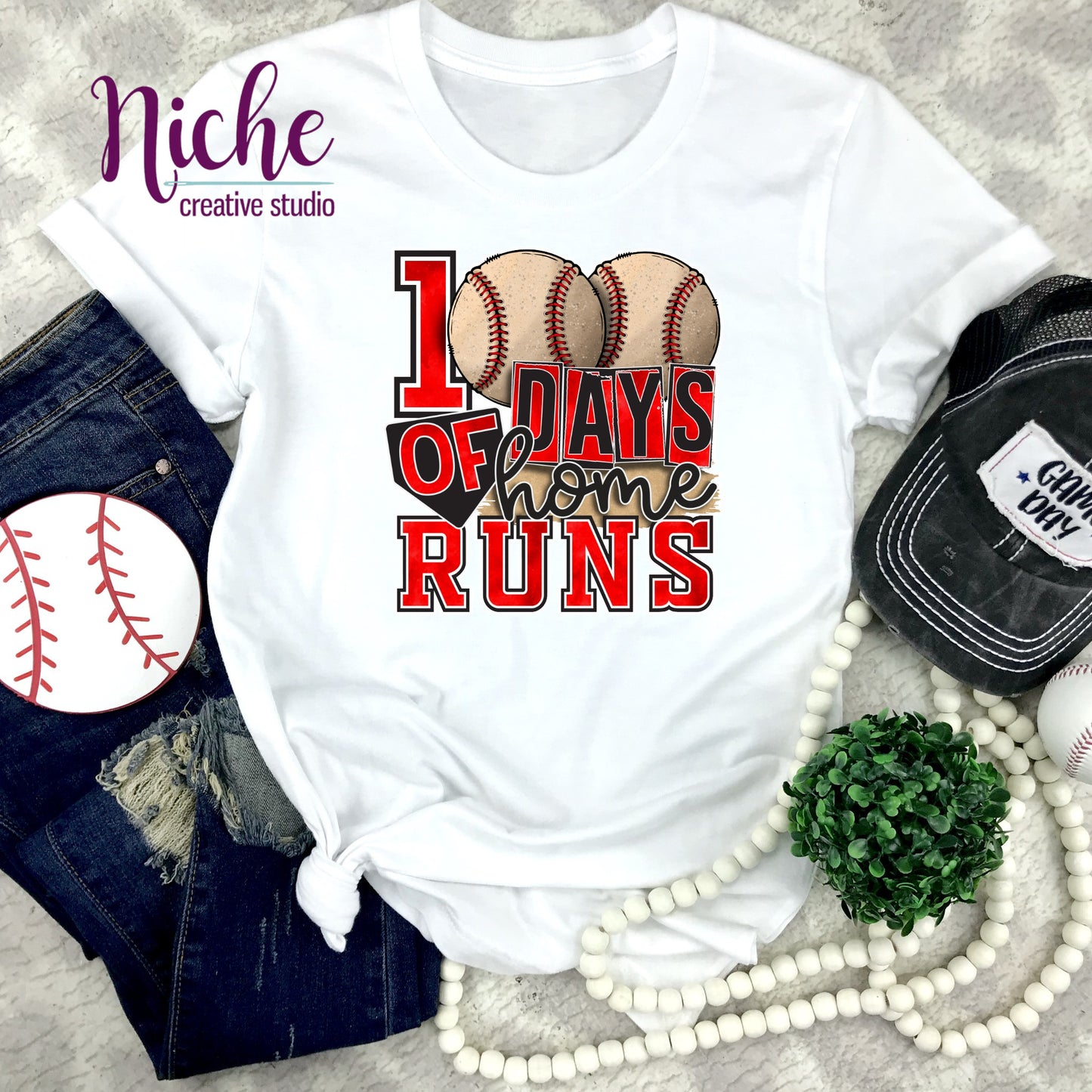 -1015 100 Days of Home Runs Decal