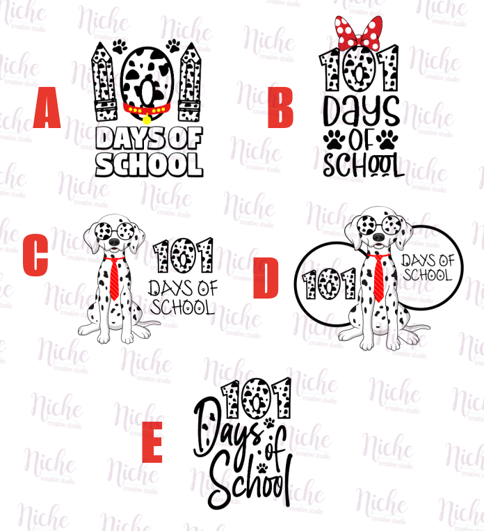 -1025 101 Days Dalmatian Decal