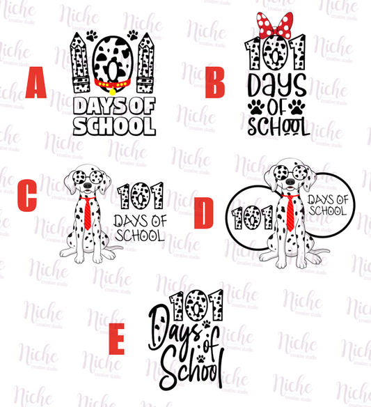 -1025 101 Days Dalmatian Decal