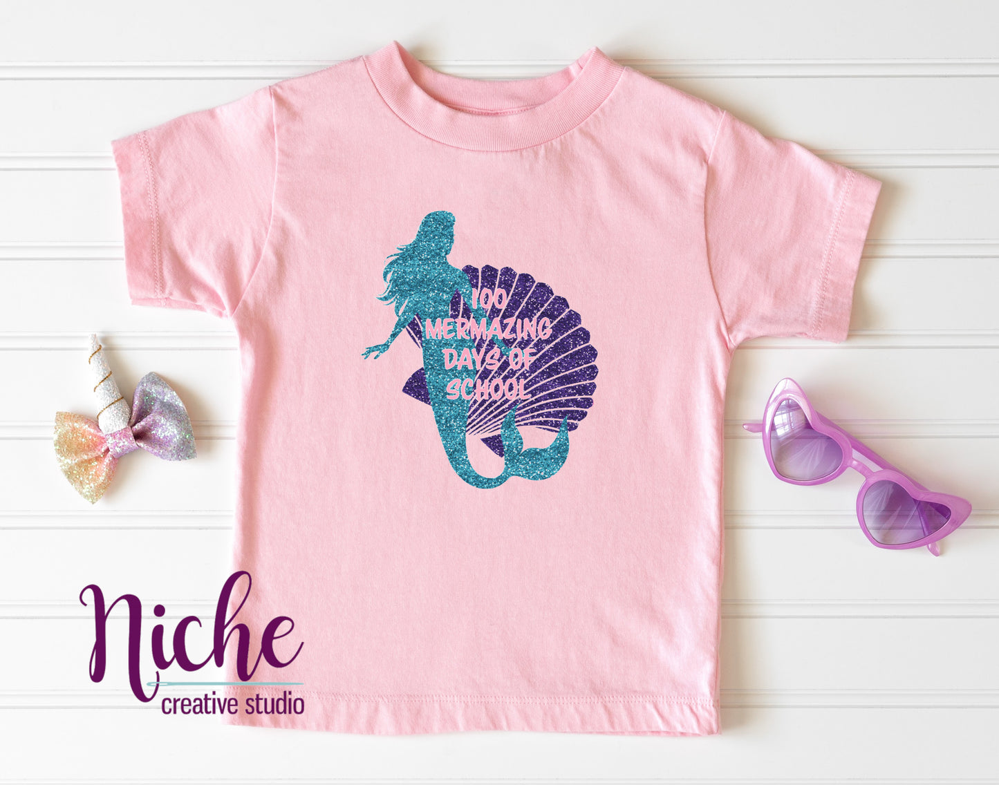 -1036 100 Mermazing Days Decal