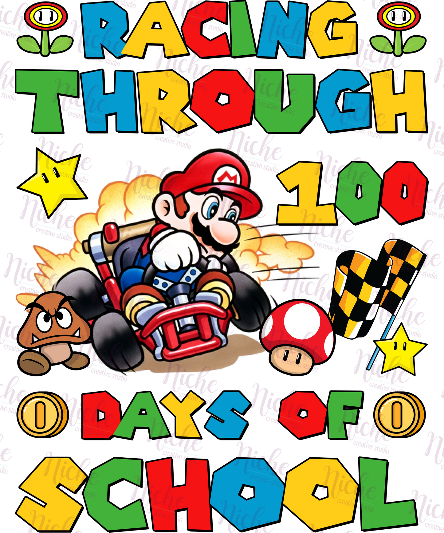 -1041 Mario 100 Days Decal