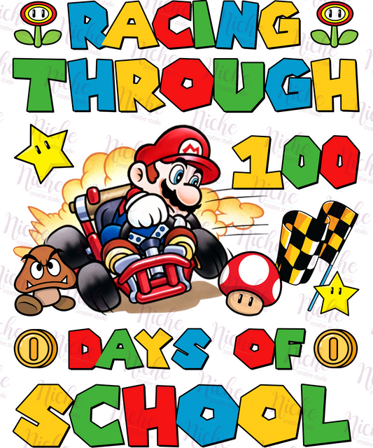 -1041 Mario 100 Days Decal