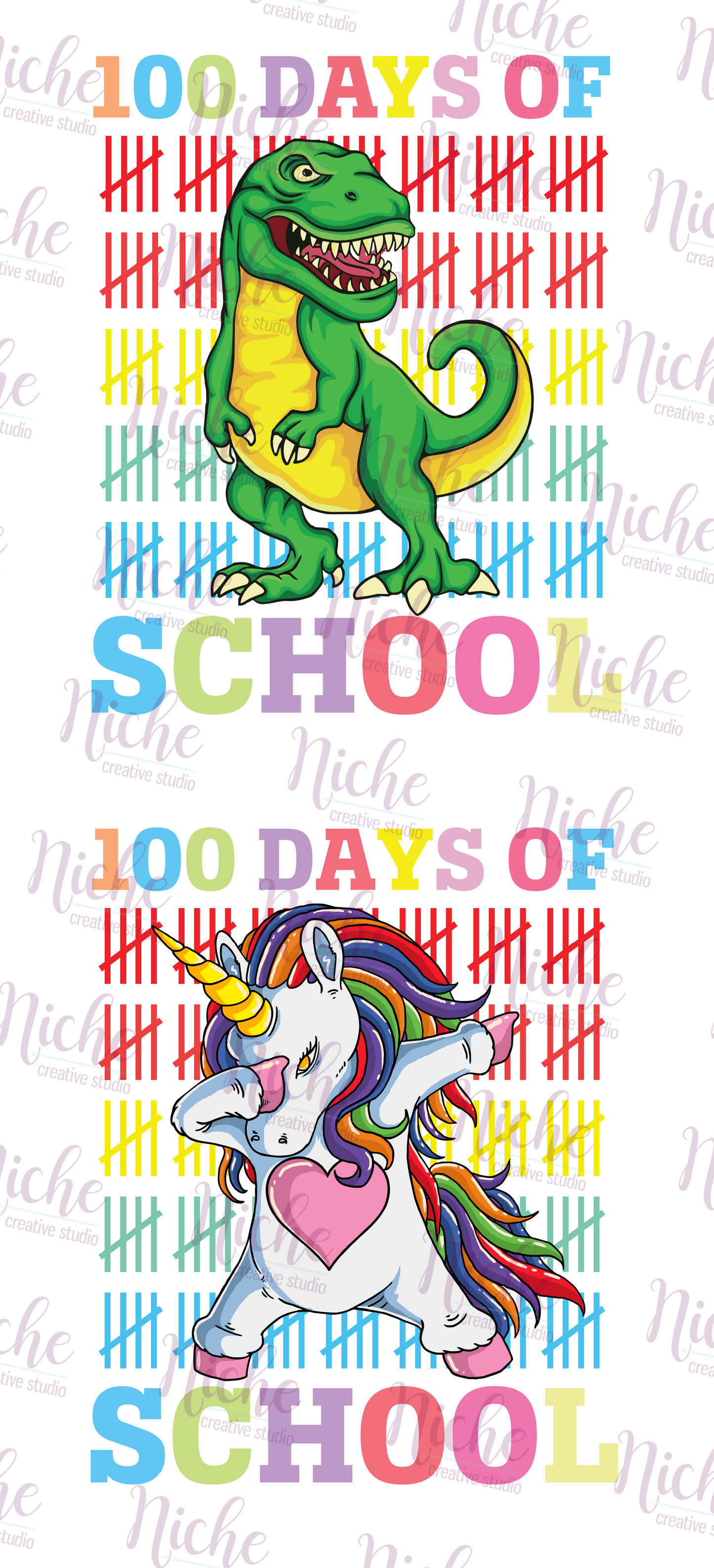 -1098 100 Tally Days Decal
