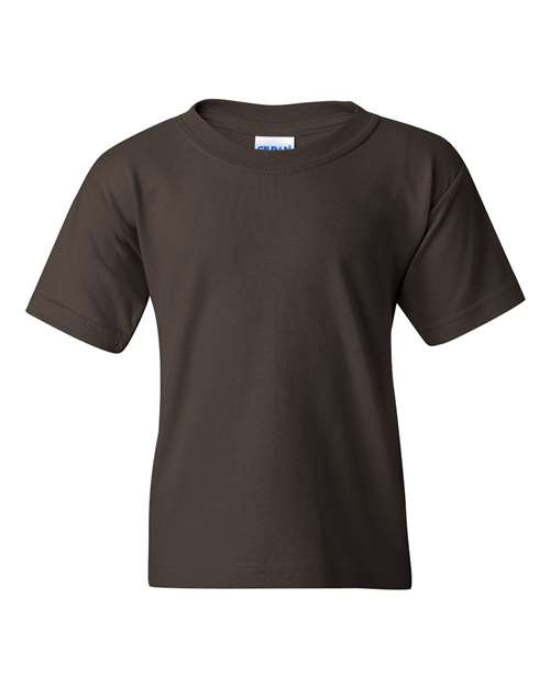Youth Gildan - Heavy Cotton DARK CHOCOLATE