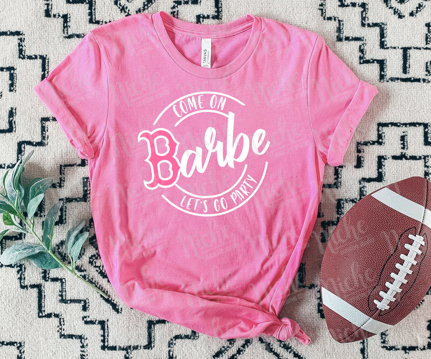 - BAR734 Come On Barbe Circle Decal
