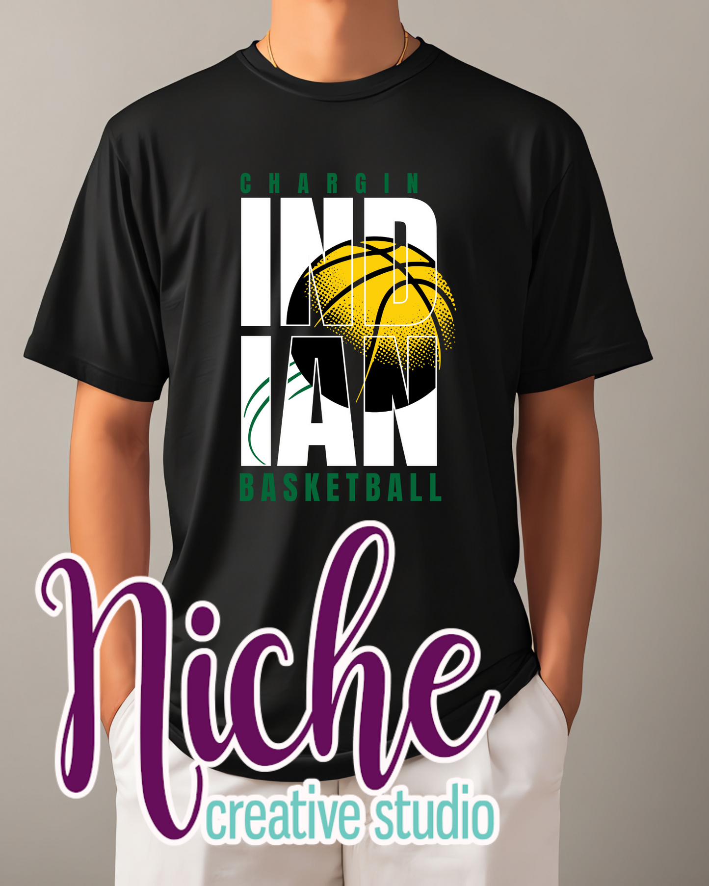 -WAS8402 Chargin Basketball Decal