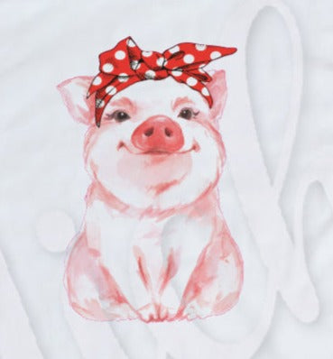 - ANI2601 Pig Bandana Decal