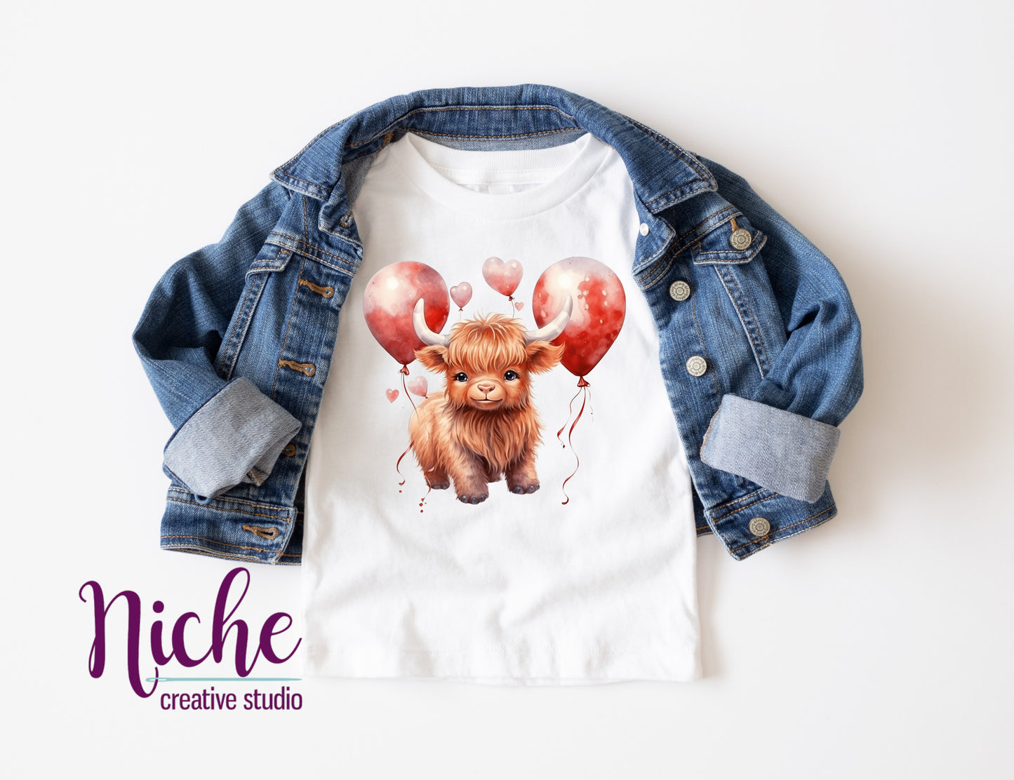 -ANI447 Highland Cow Decal