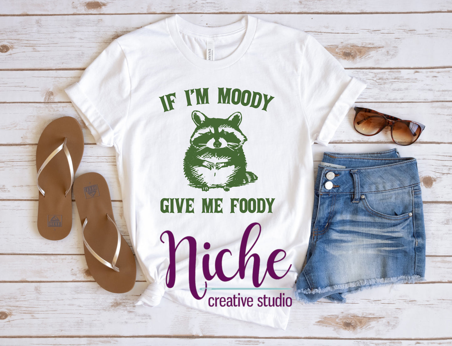 -ANI5112 Moody Raccoon Decal