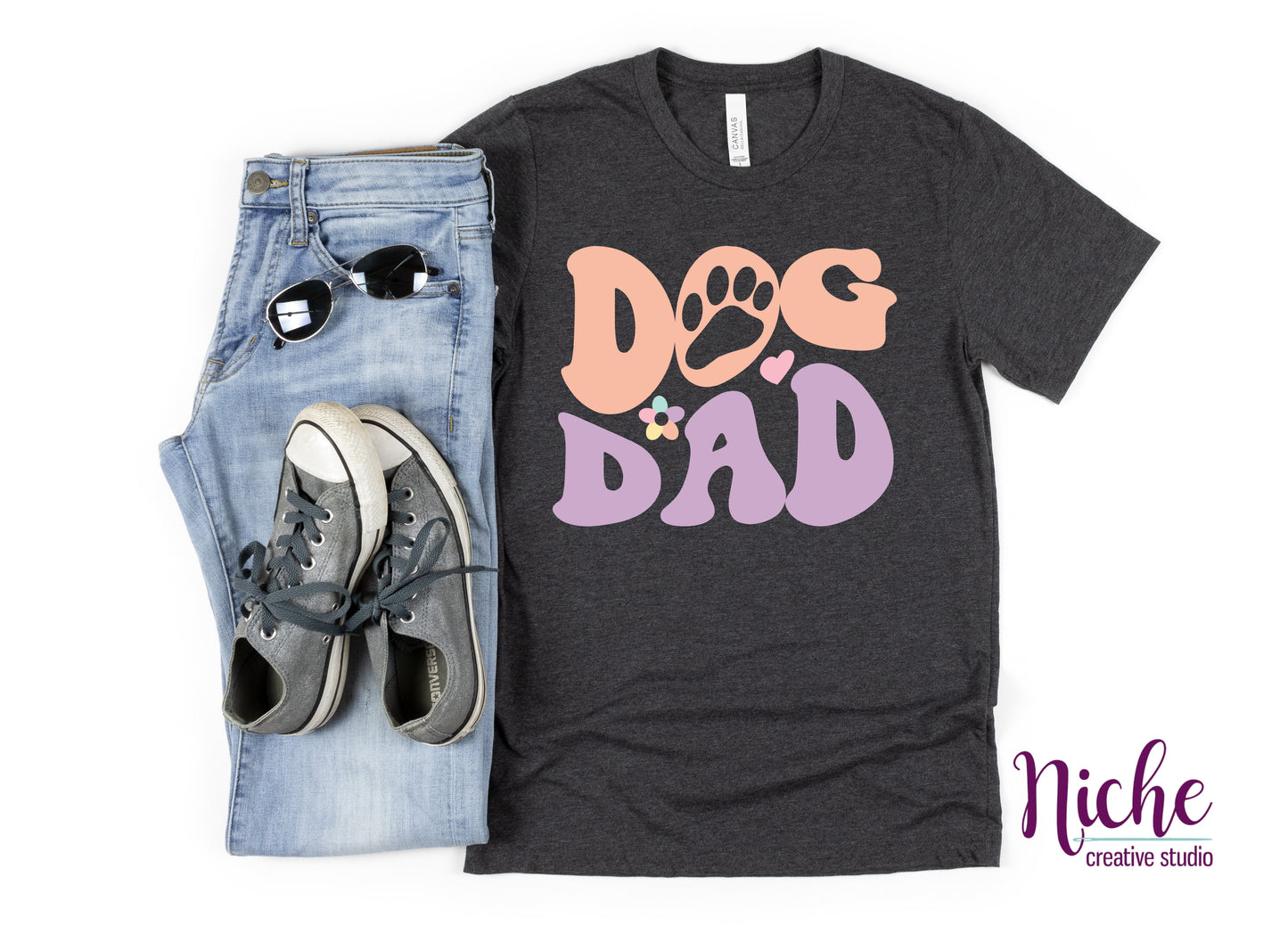 -ANI6035 Dog Dad Decal