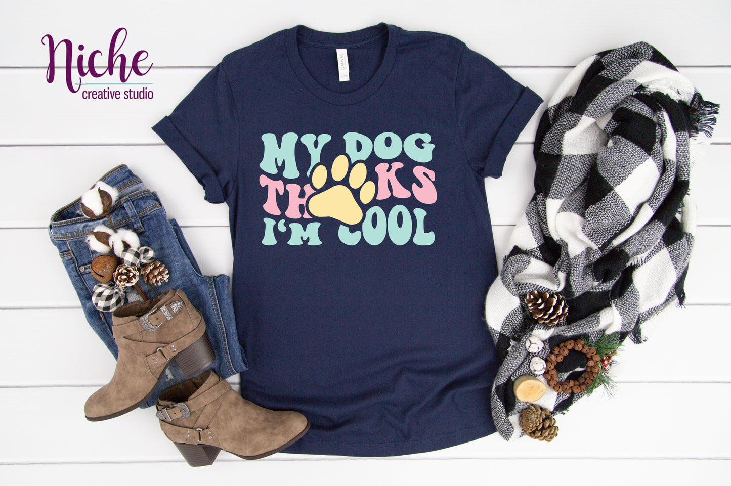 -ANI6051 My Dog Thinks I'm Cool Decal