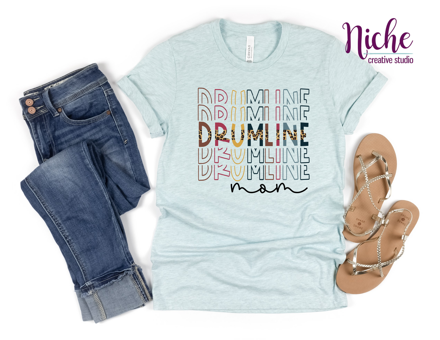 -BAN491 Drumline Mom Decal