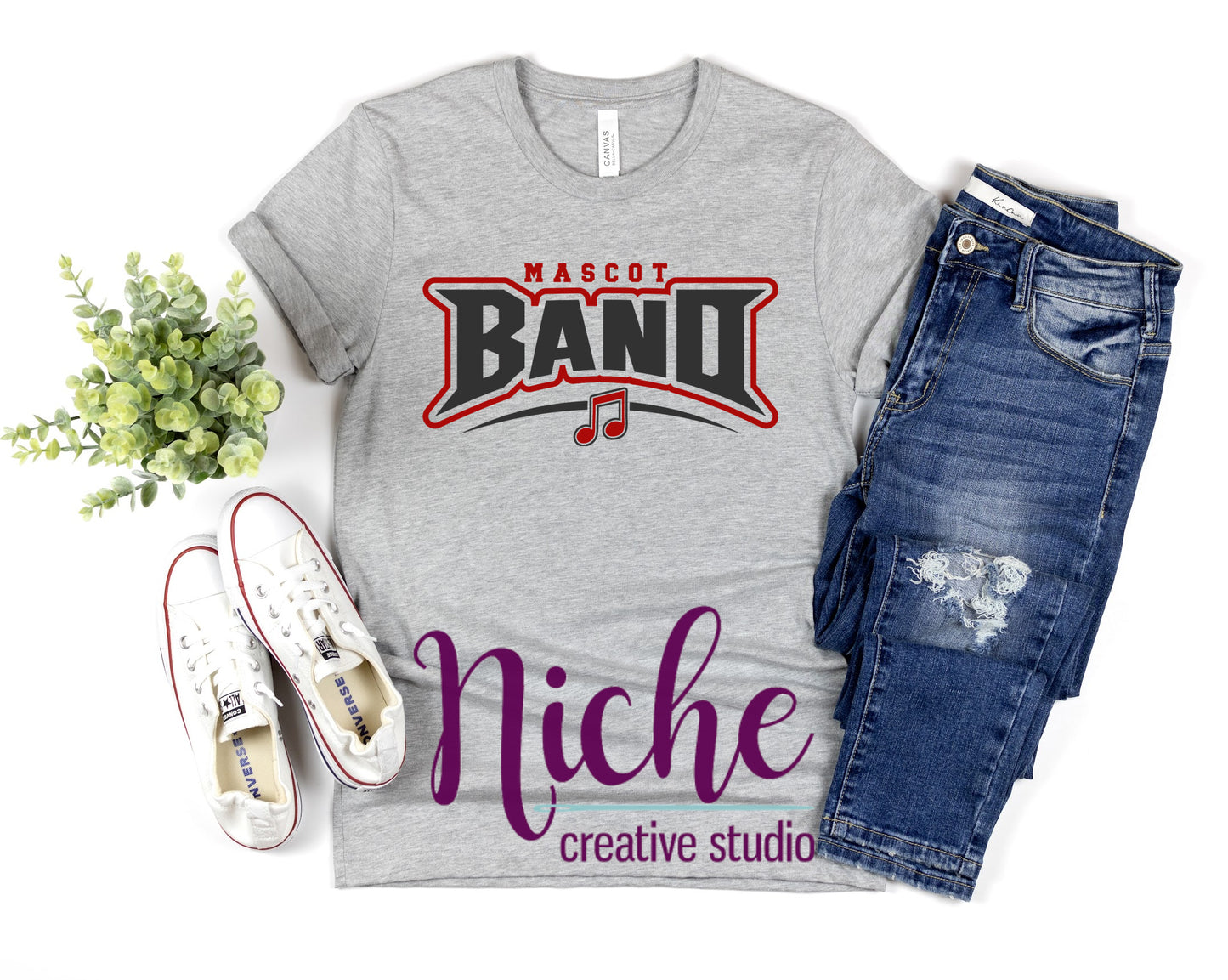 -BAN5158 Band Mascot Decal