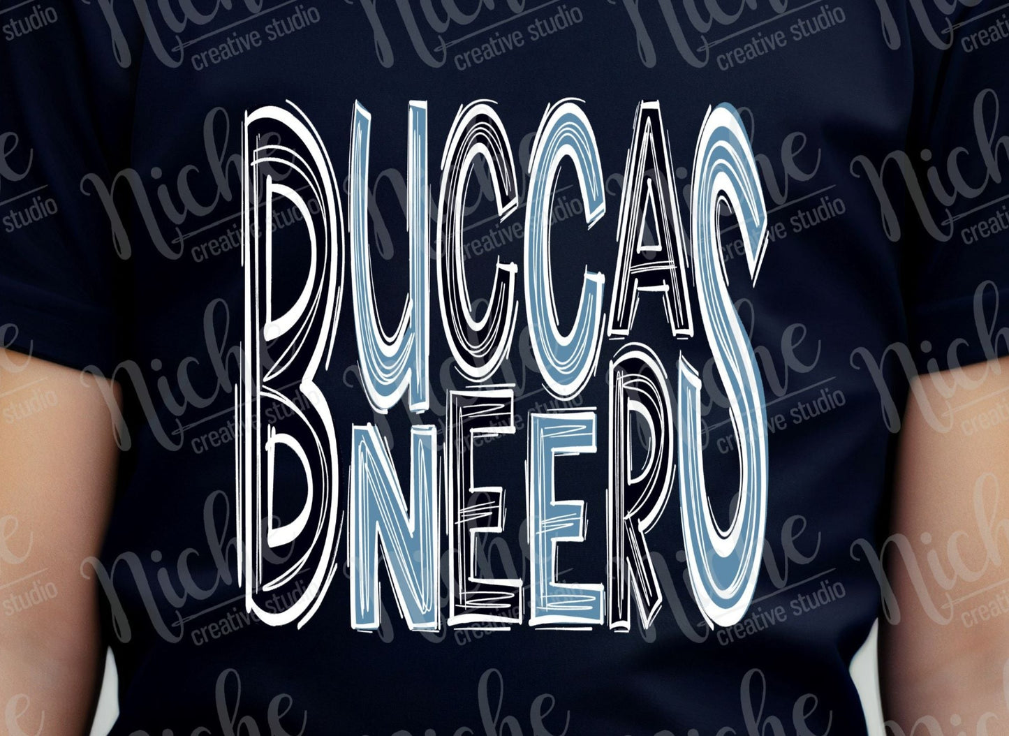 -BAR1920 Buccaneers Doodle Decal