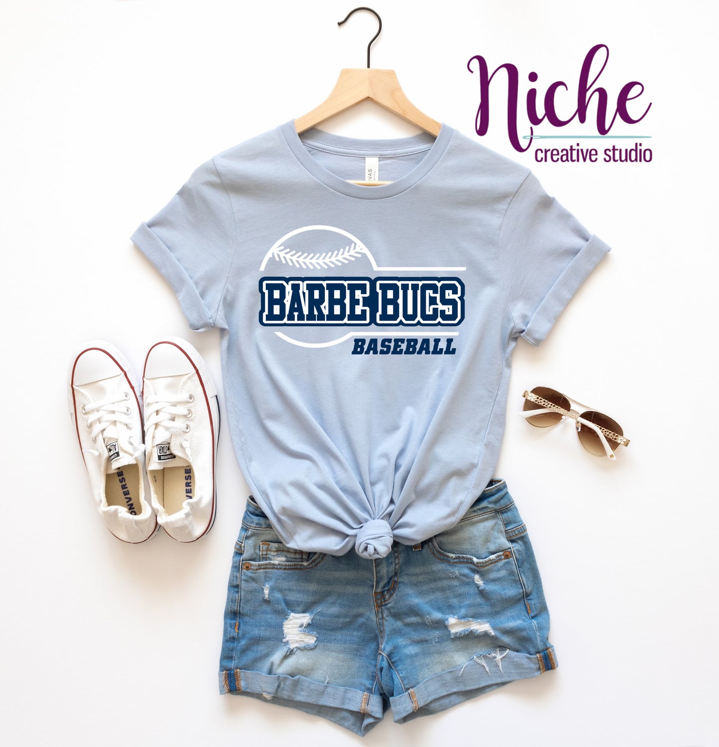 -BAR3073 Barbe Bucs Baseball Decal