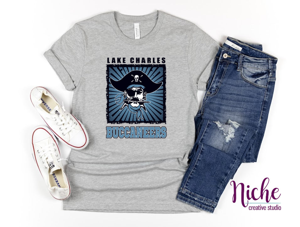- BAR308 Lake Charles Buccaneers Decal