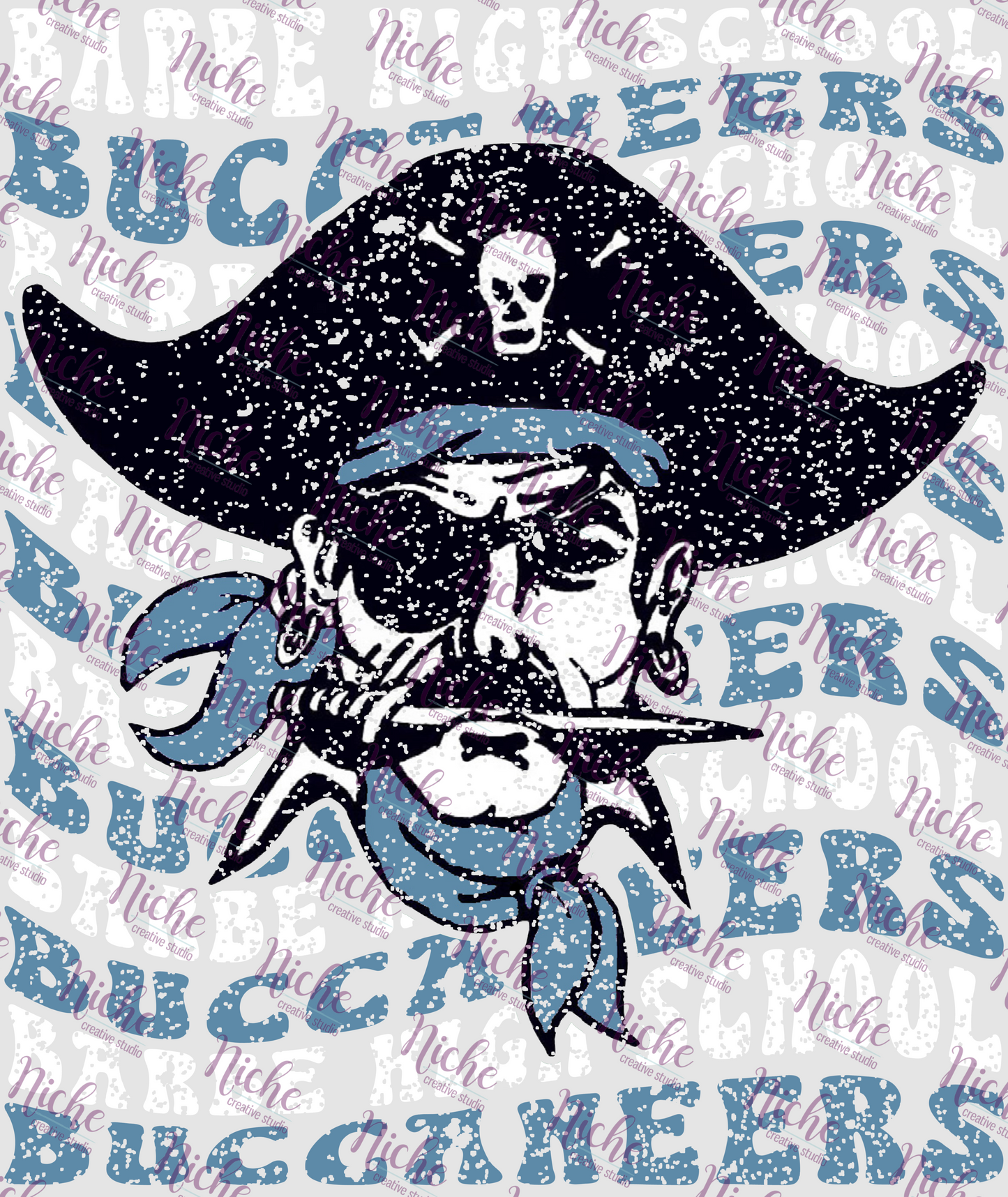 - BAR476 Barbe Buccaneers Distress Decal
