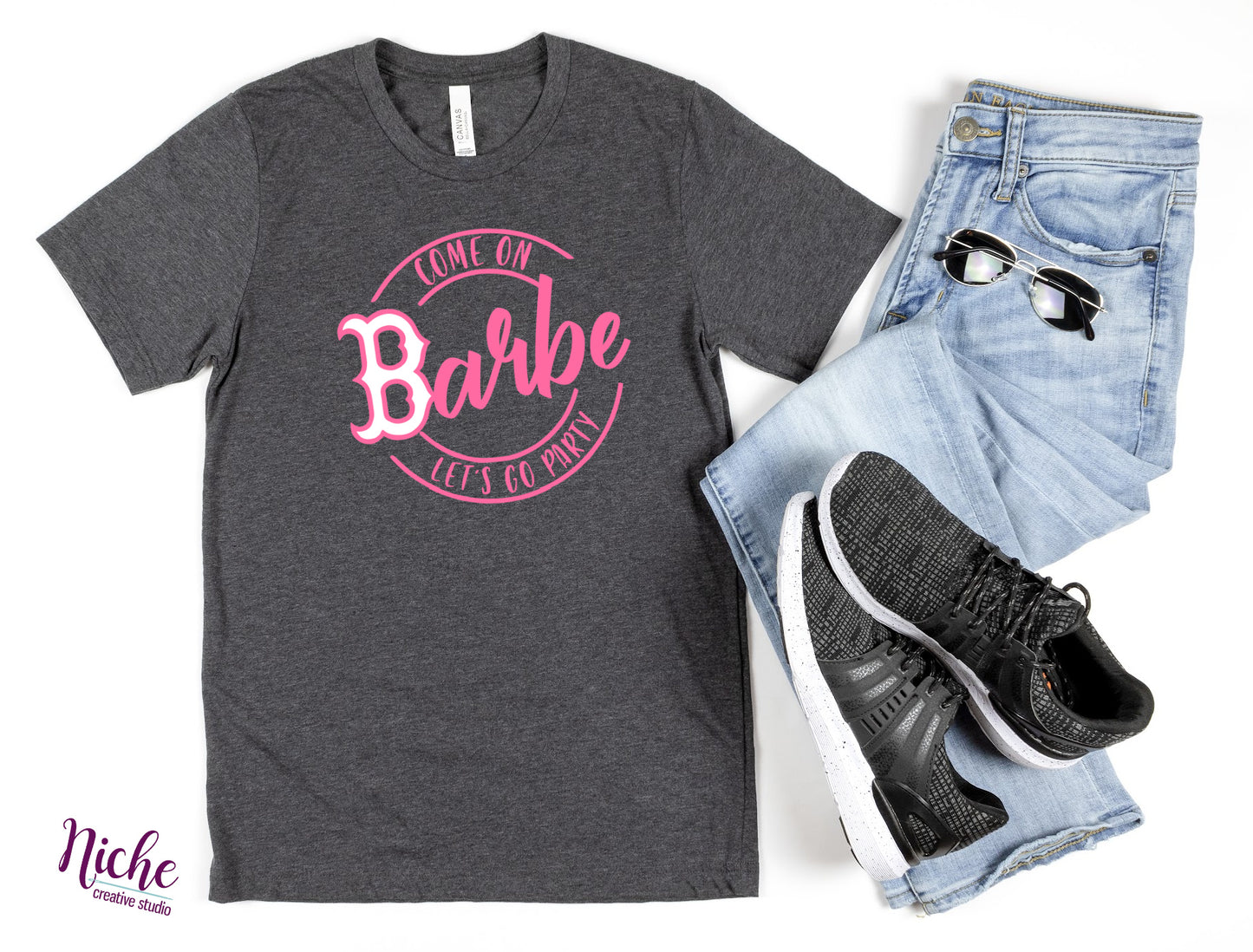- BAR734 Come On Barbe Circle Decal