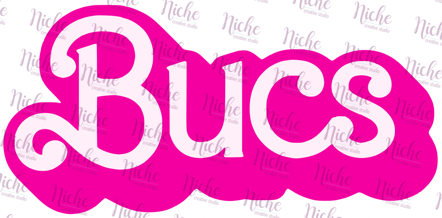 - BAR741 Bucs Doll Font Decal