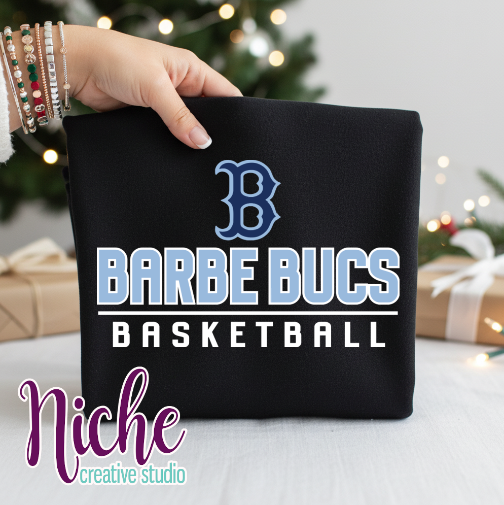 -BAR8480 Barbe Bucs Basketball Decal