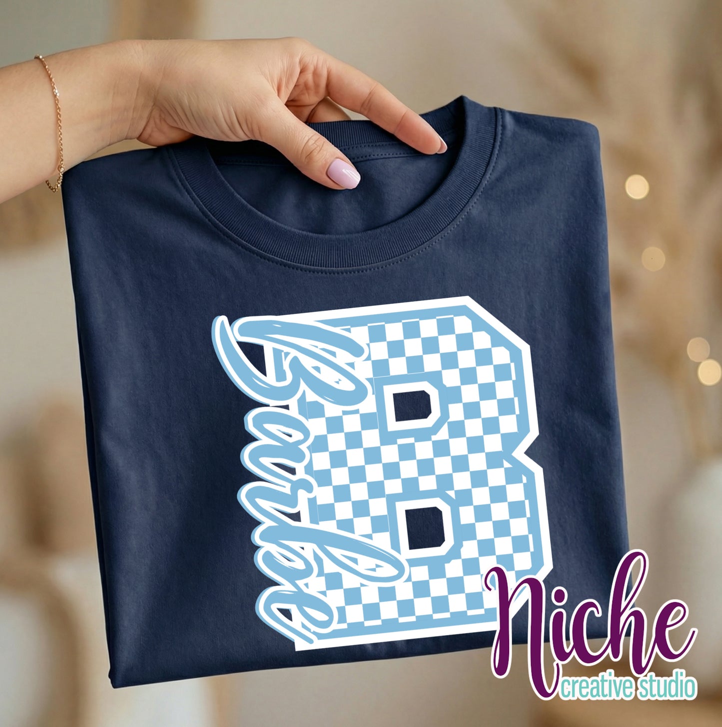 -BAR8488 Barbe Checkered Decal