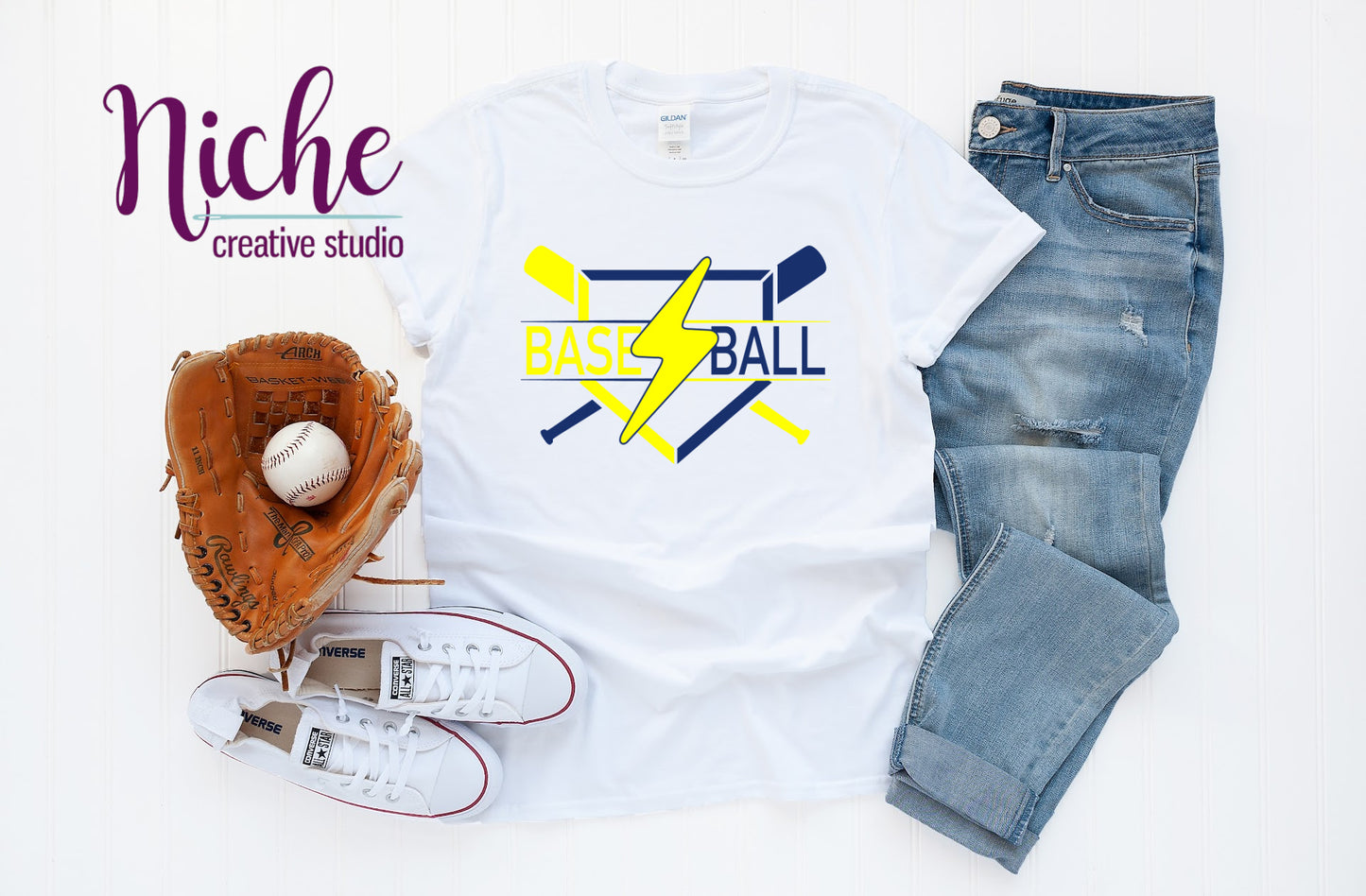 -BAS1635 Shockers Baseball Decal