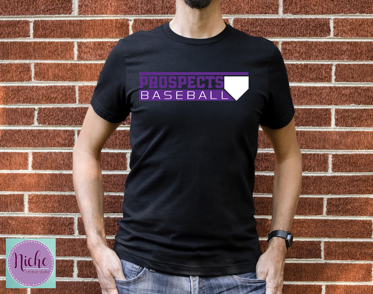 -BAS1657 Prospects Baseball Decal