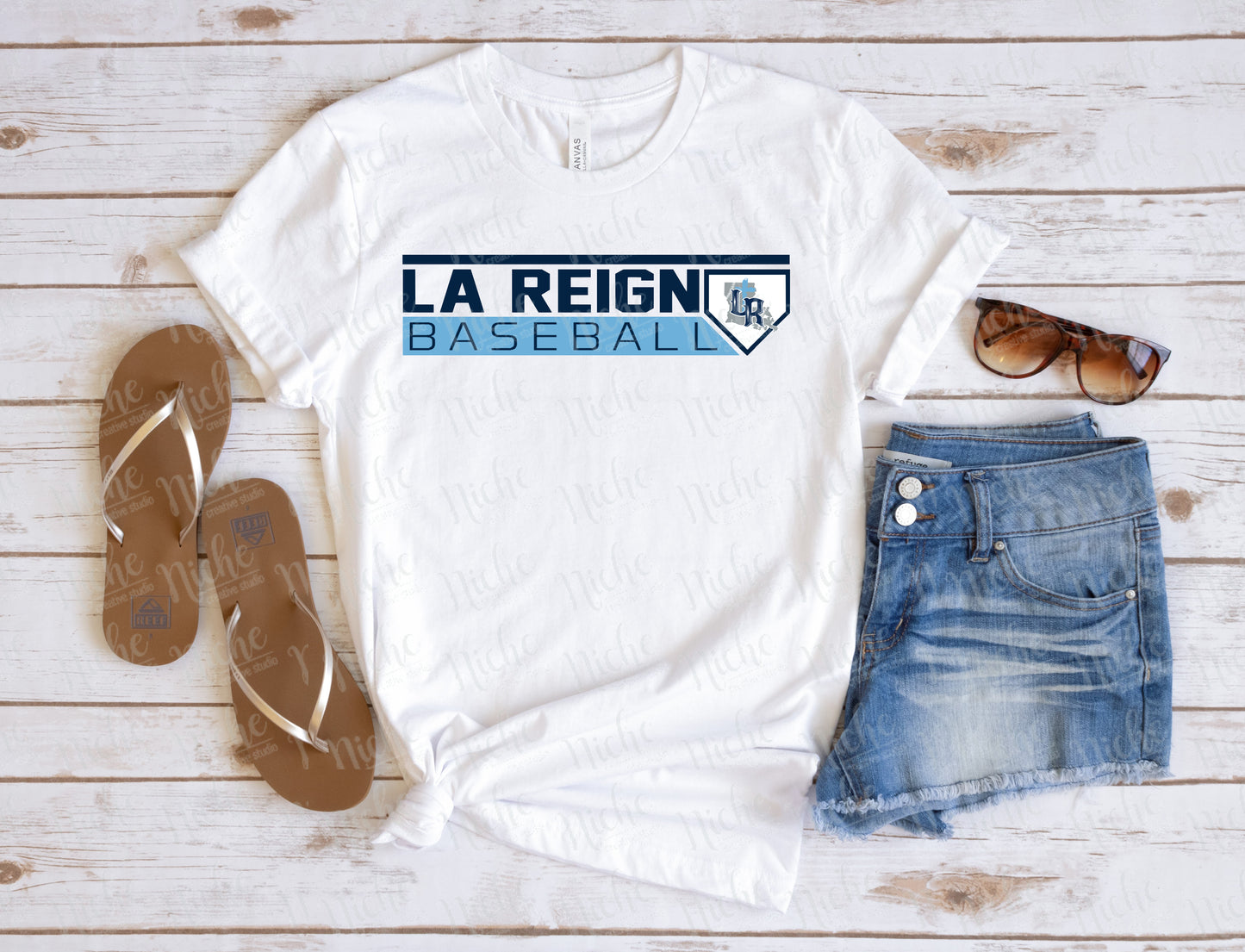 -BAS1661 La Reign Baseball Decal