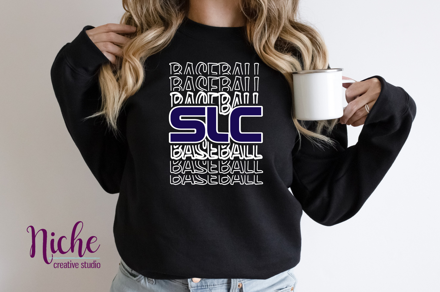 -BAS1861 SLC Baseball Repeating Decal