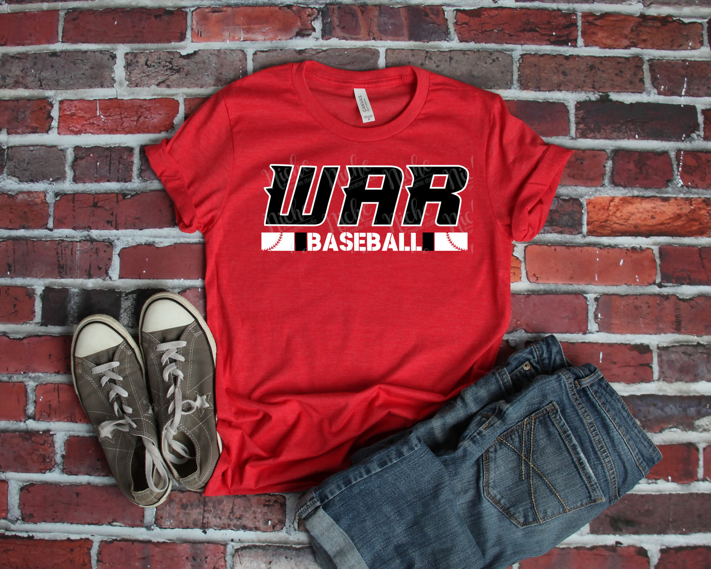 -BAS2597 War Baseball Decal