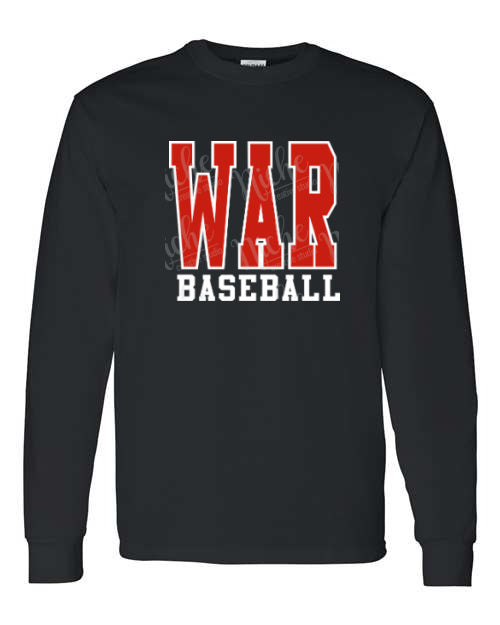 -BAS2598 War Baseball Decal
