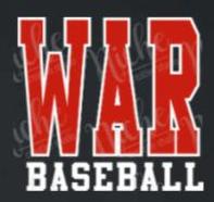-BAS2598 War Baseball Decal