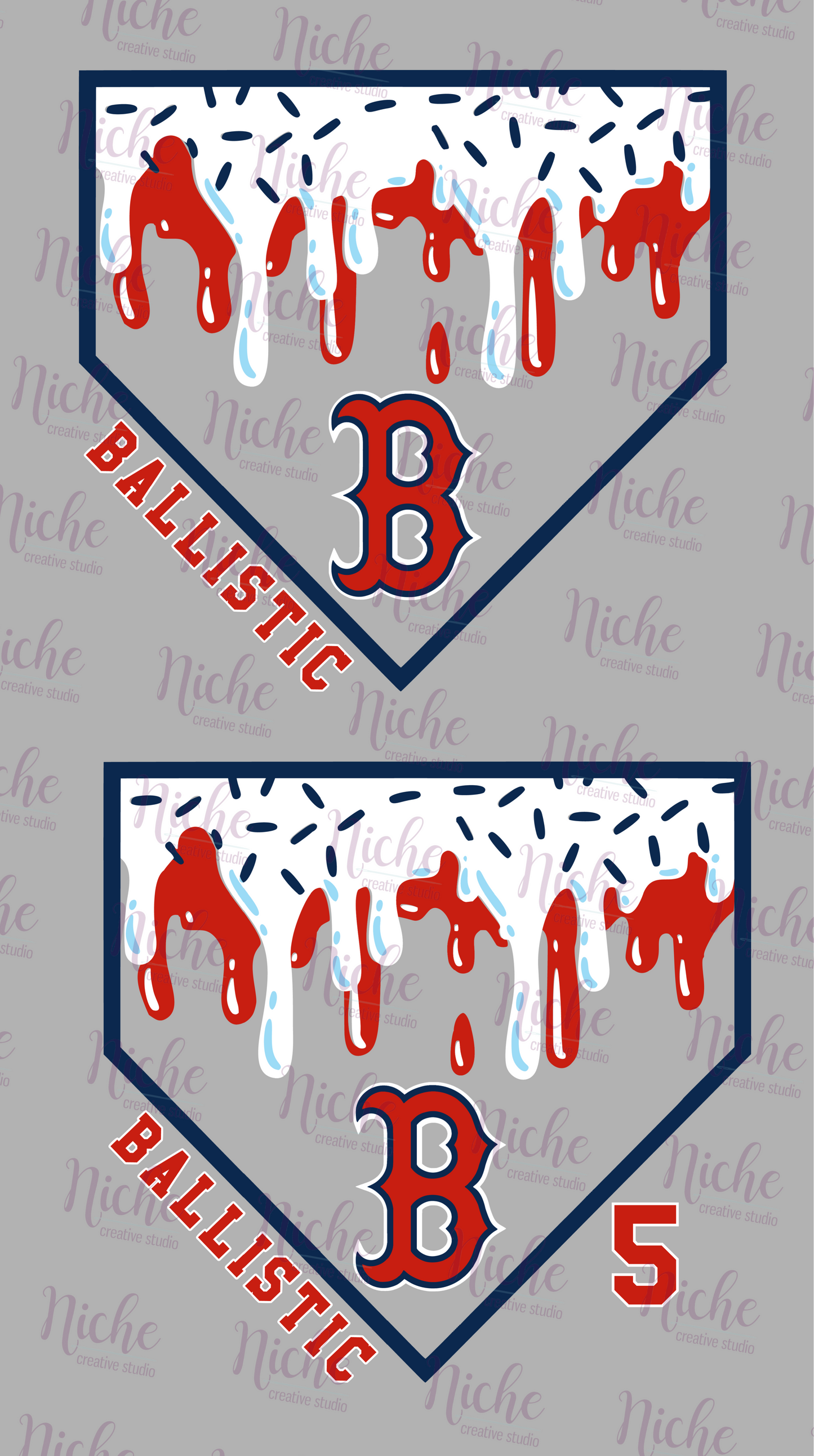 -BAS3051 Ballistic Drip Decal