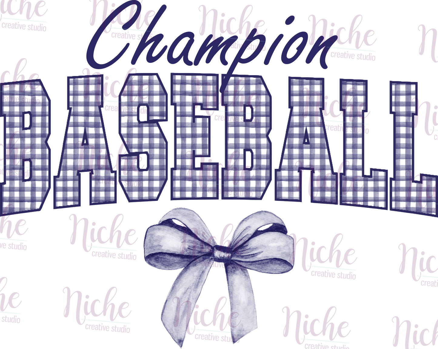 -BAS3136 Champion Baseball Decal