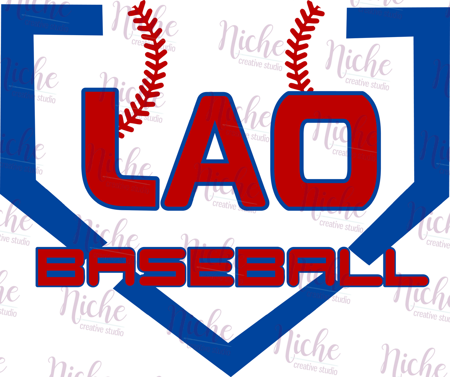 -BAS3171 LAO Outlaws Baseball Decal