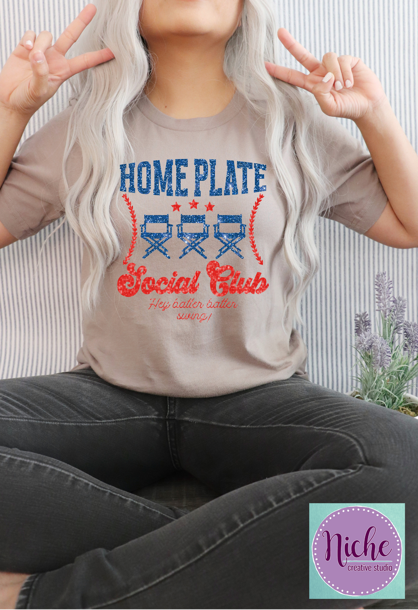 -BAS6005 Home Plate Social Club Decal