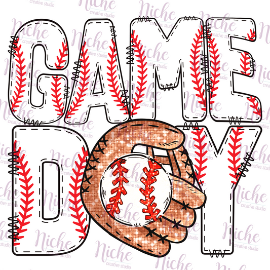 -BAS6011 Game Day with Glove Decal