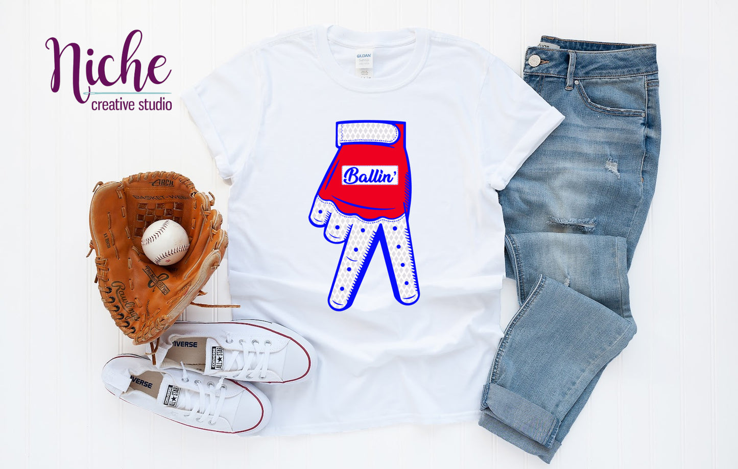 -BAS6020 Bating Glove Decal