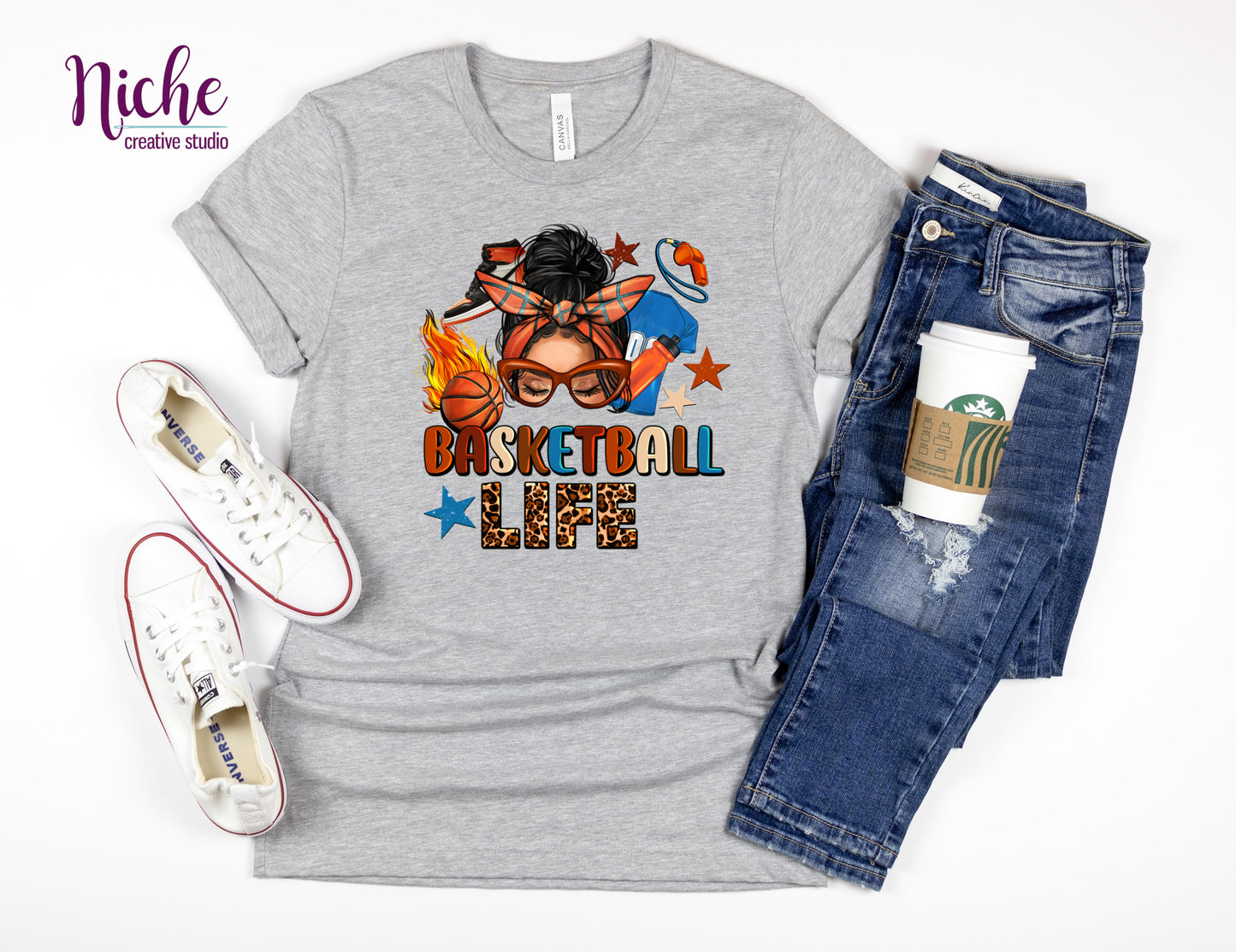 -BAS669 Basketball Life Decal