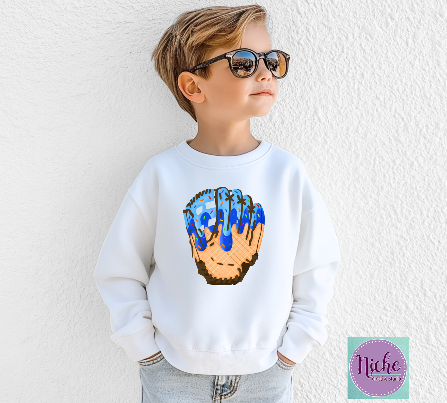 -BAS8009 Ice Cream Glove Decal