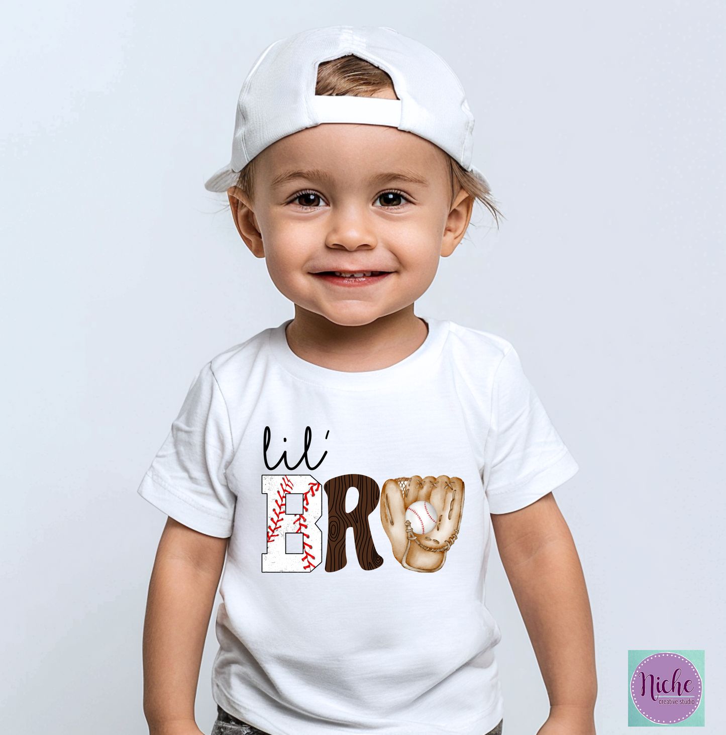 -BAS8103 Lil Bro Baseball Decal