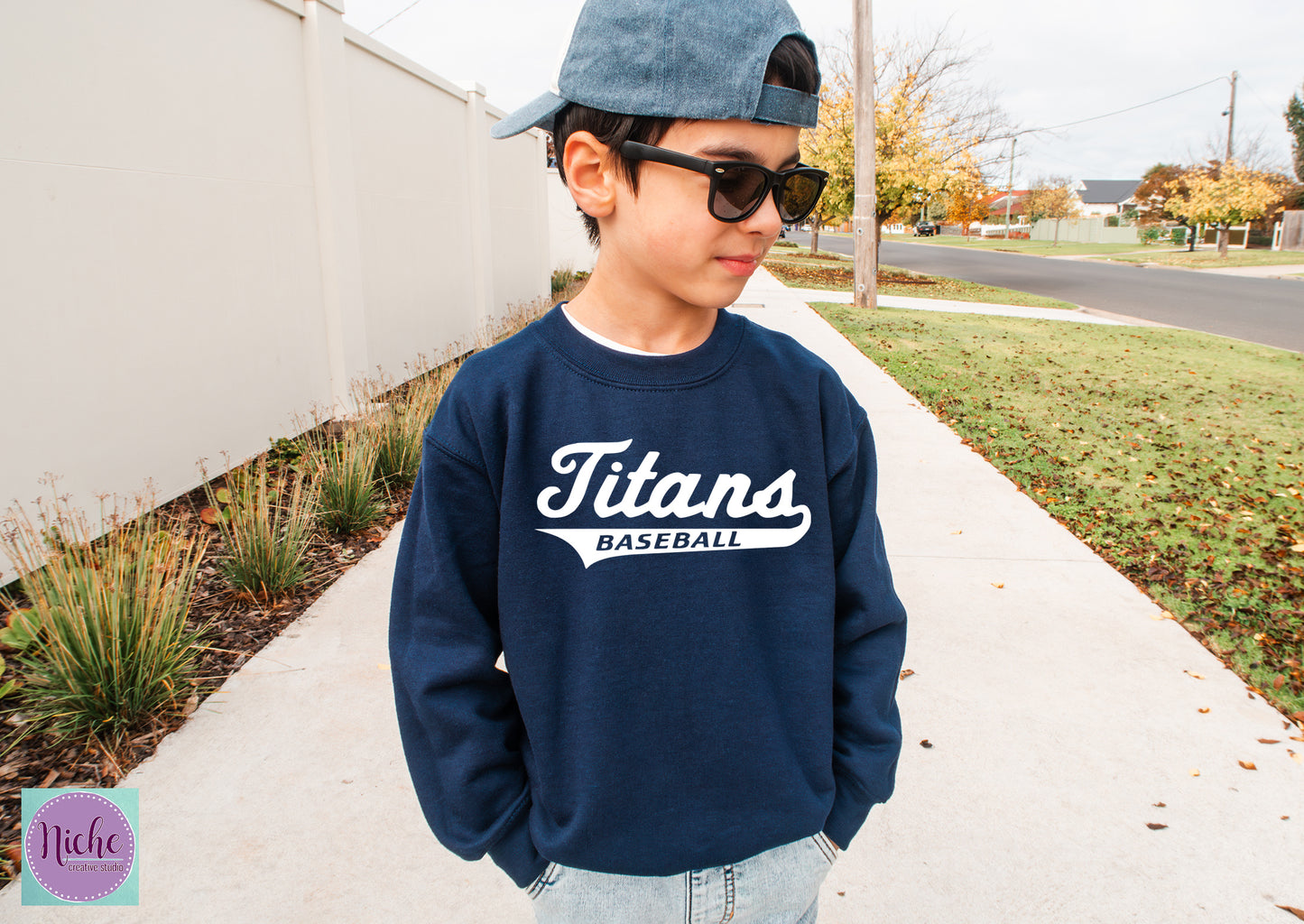 -BAS8121 Titans Swoosh Decal