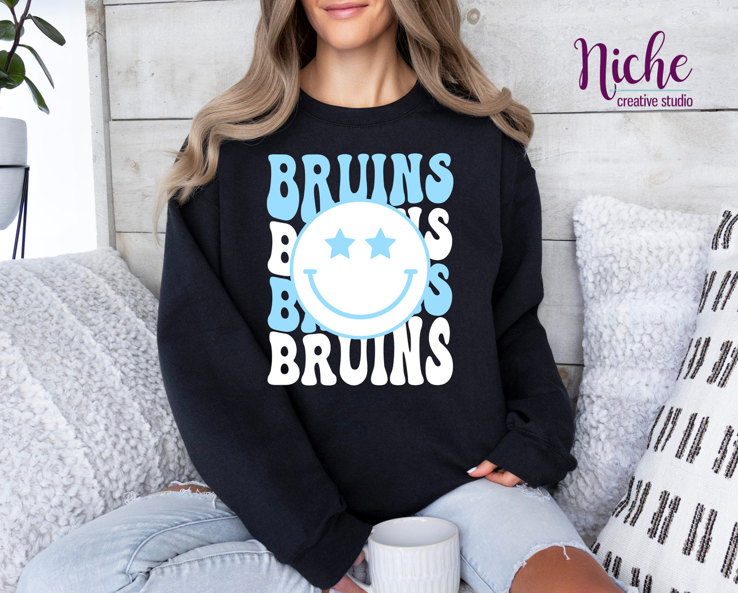 -BEL8248 Bruins Smiley Decal