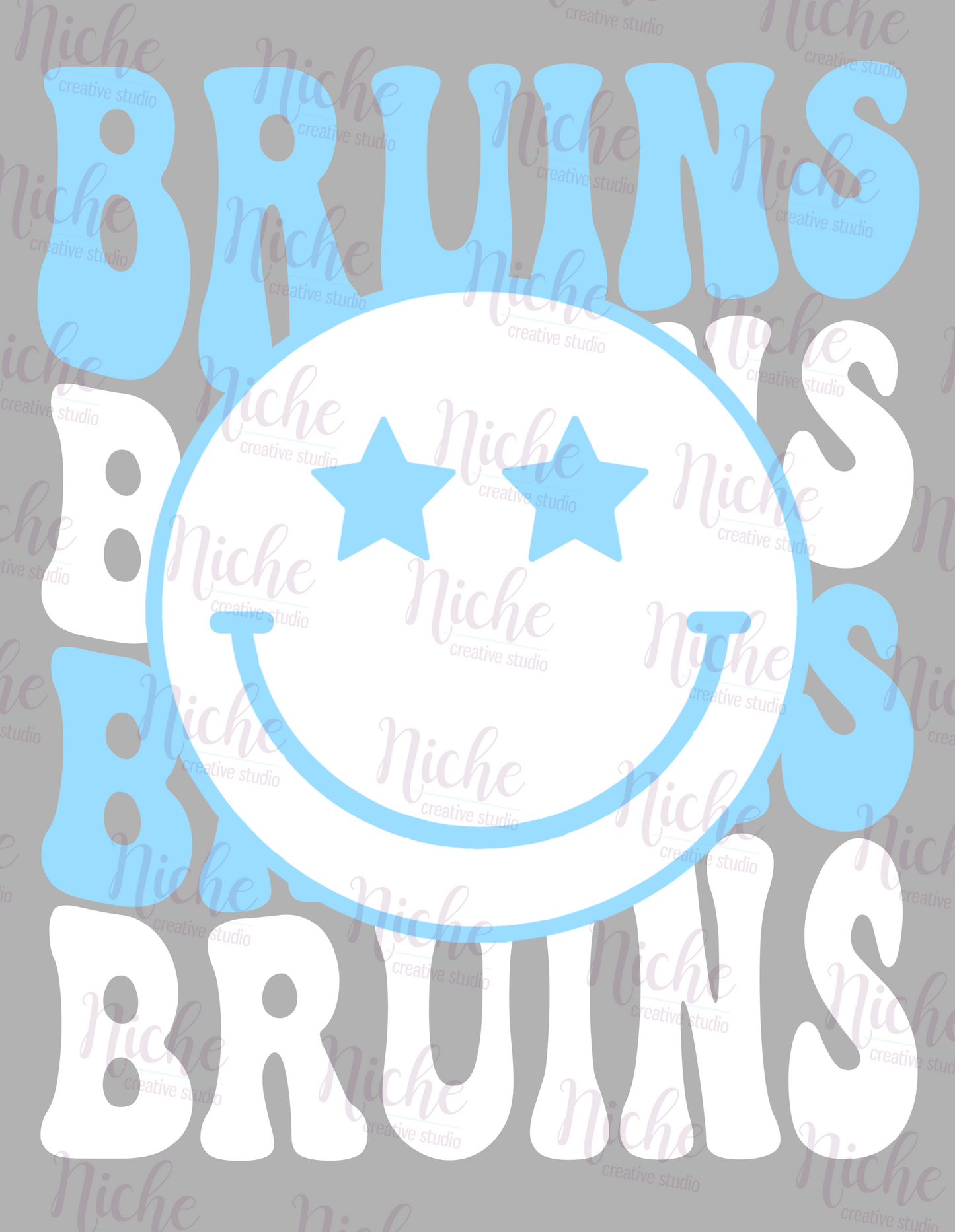 -BEL8248 Bruins Smiley Decal