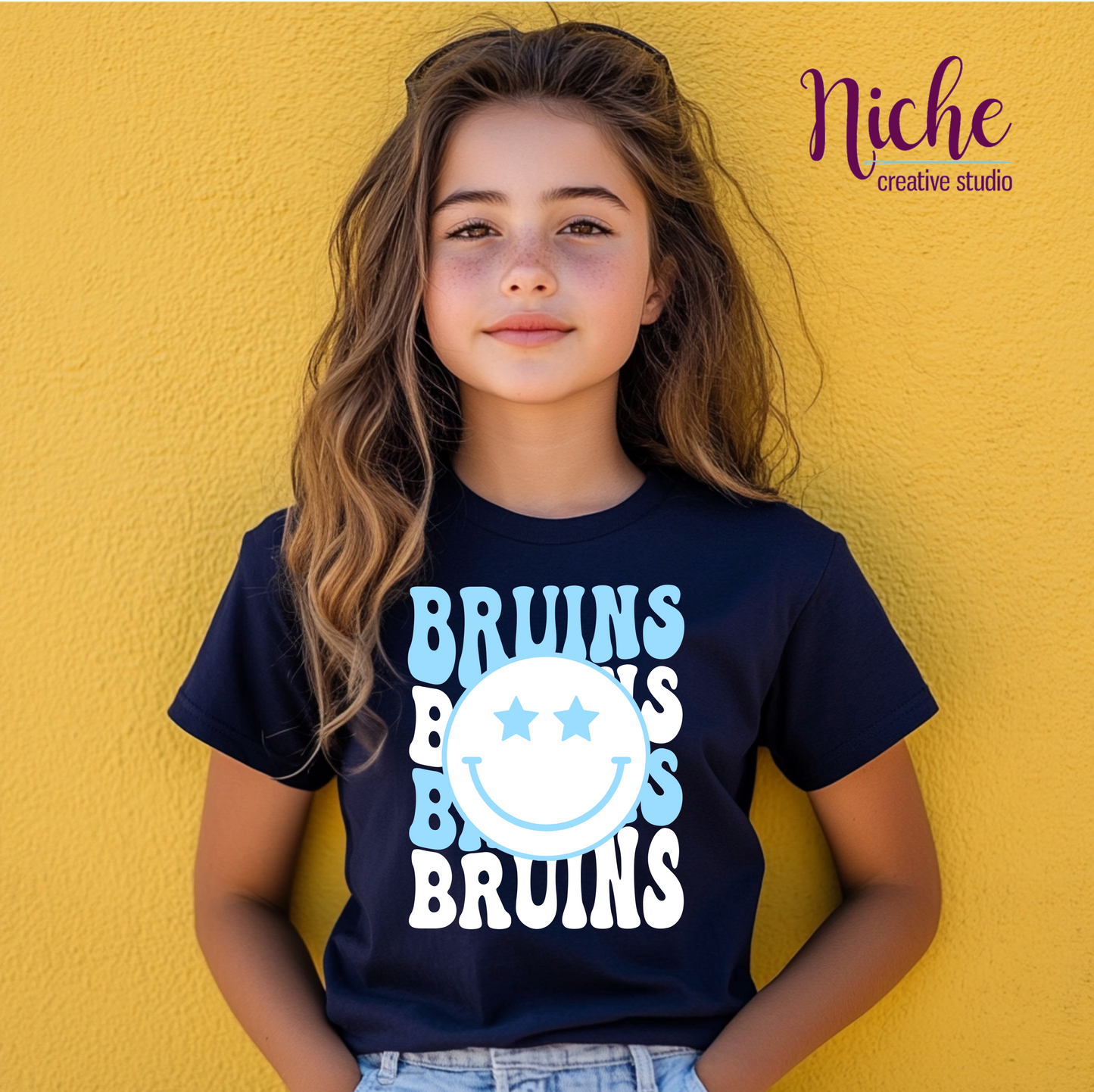 -BEL8248 Bruins Smiley Decal