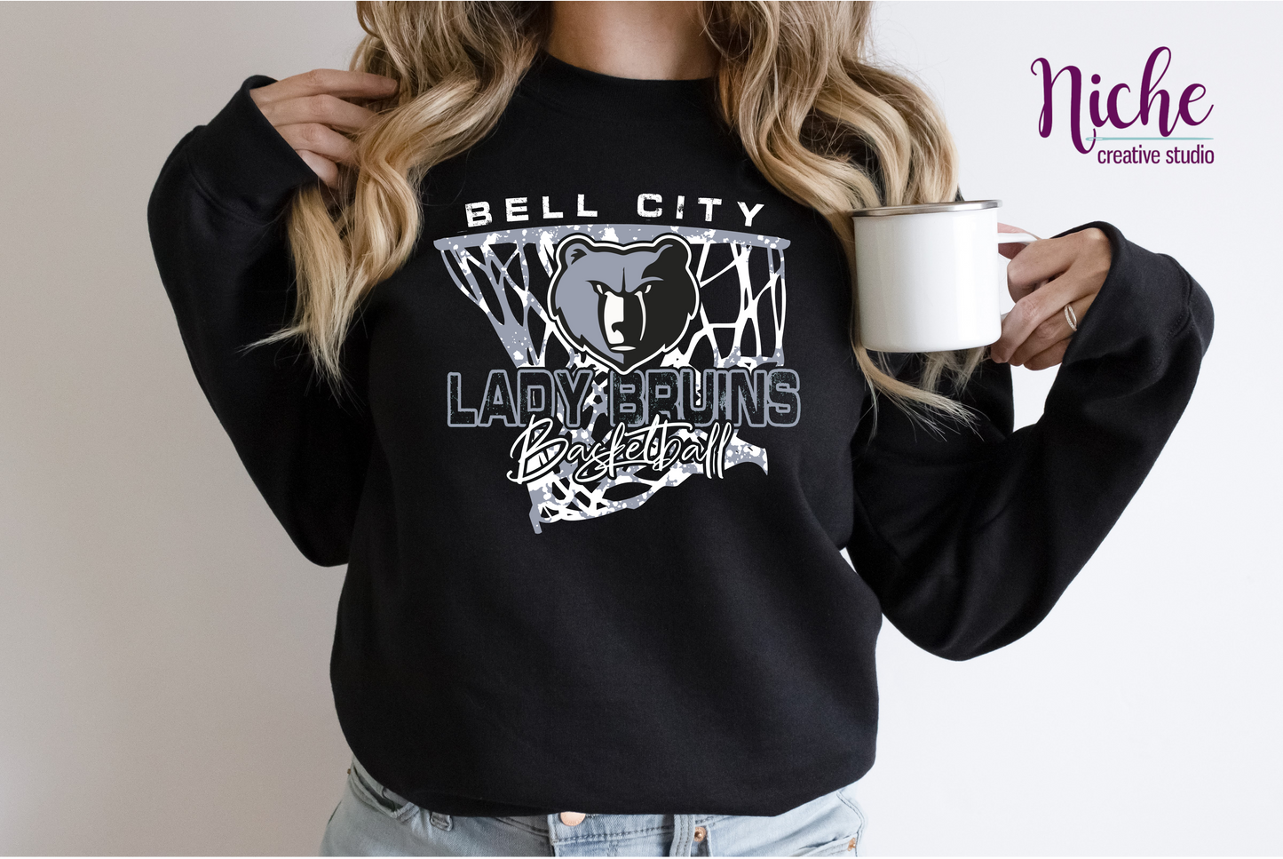 -BEL957 Lady Bruins Basketball Decal