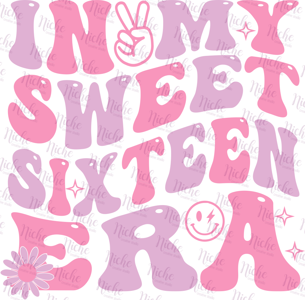 -BIR11050 Sweet 16 Era Decal