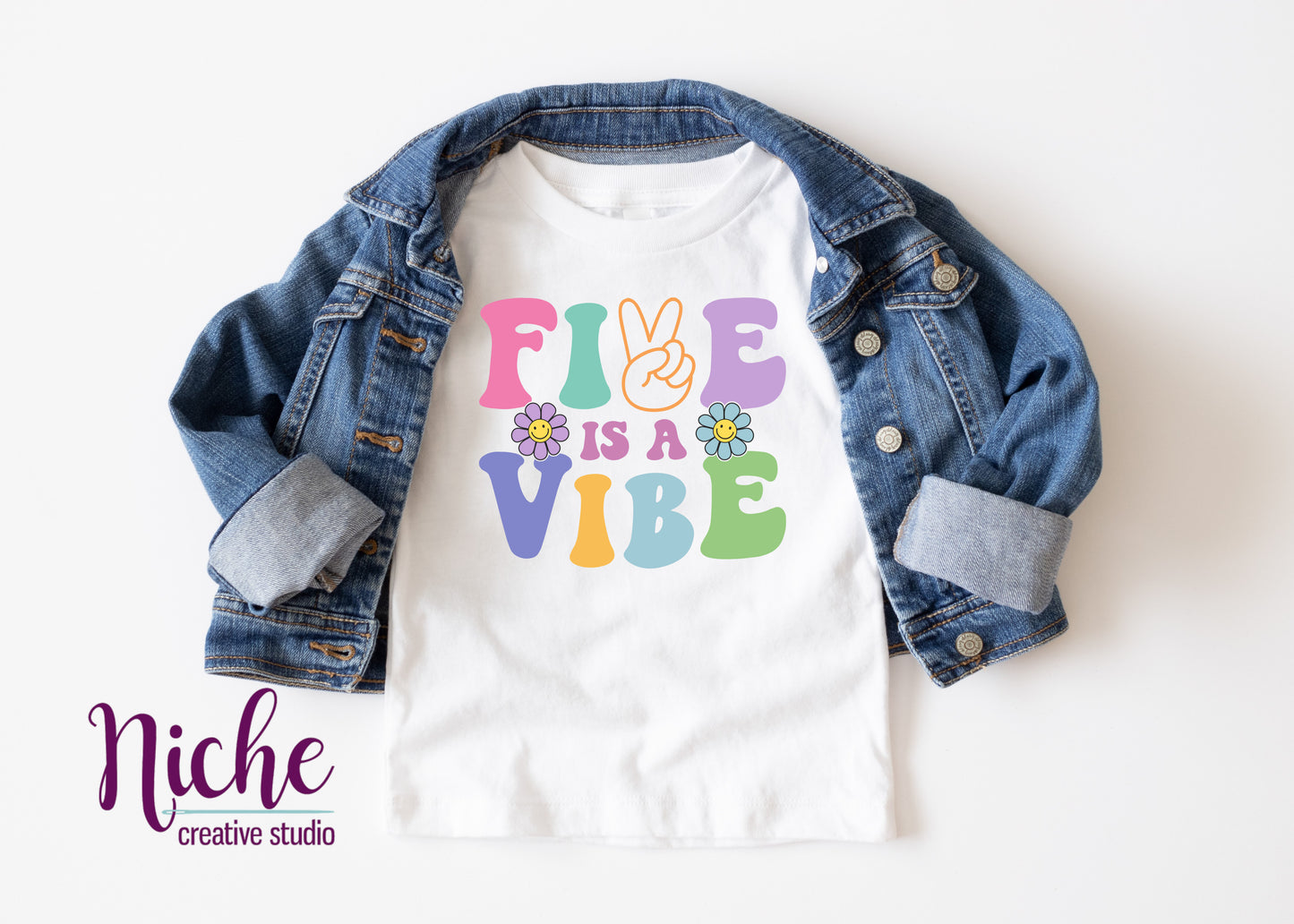 -BIR1541 Five is a Vibe Decal