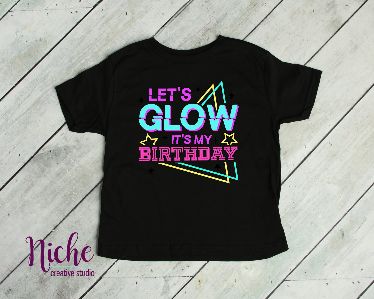 -BIR1544 Lets Glow It's My Birthday Decal